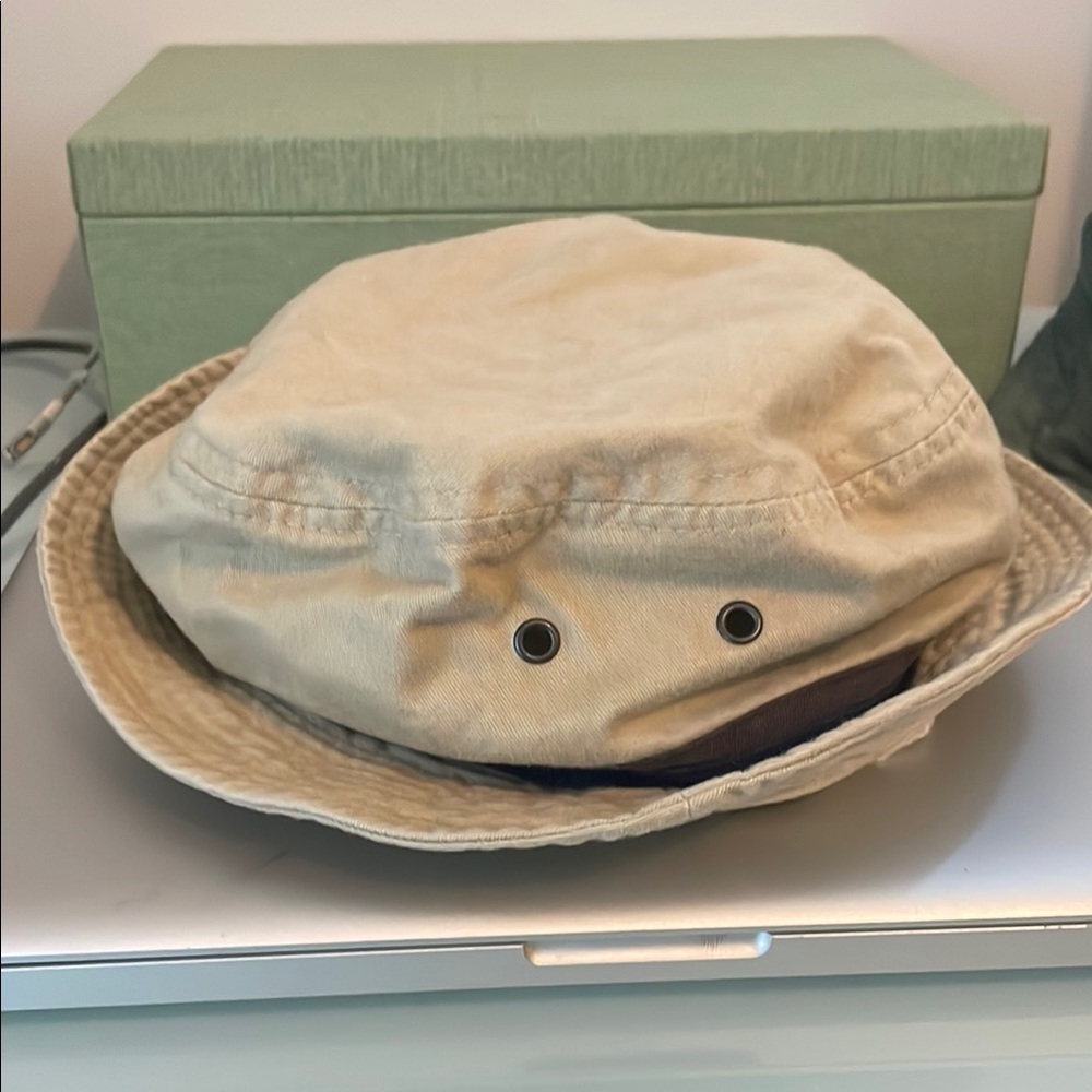 GOORIN BROS Beige Cotton Bucket Hat